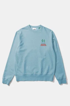 New Afterwork Society Light Blue Men Sweatshirts