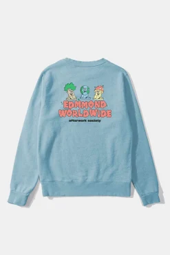 New Afterwork Society Light Blue Men Sweatshirts
