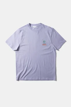 Sale Afterwork Society Plain Light Purple Men T-Shirts