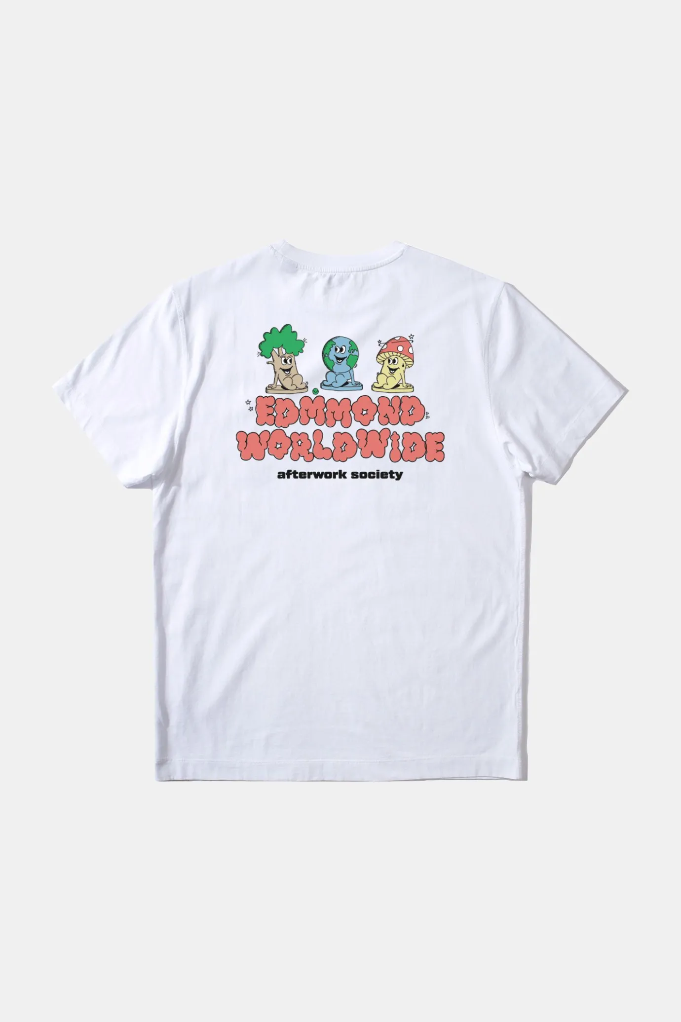 Fashion Afterwork Society Plain Off White Men T-Shirts