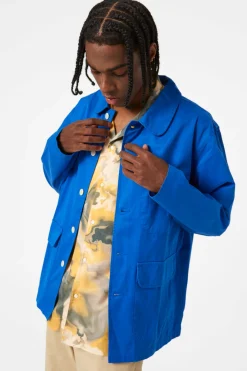 Sale Albatros Jacket Plain Blue Men Outerwear
