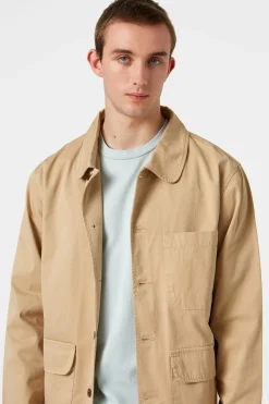 Shop Albatros Jacket Plain Tan Men Outerwear