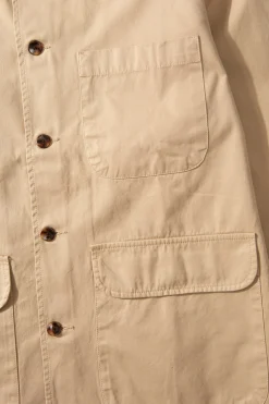 Shop Albatros Jacket Plain Tan Men Outerwear