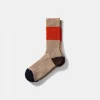 Online Archer Socks Plain Beige Men Accessories