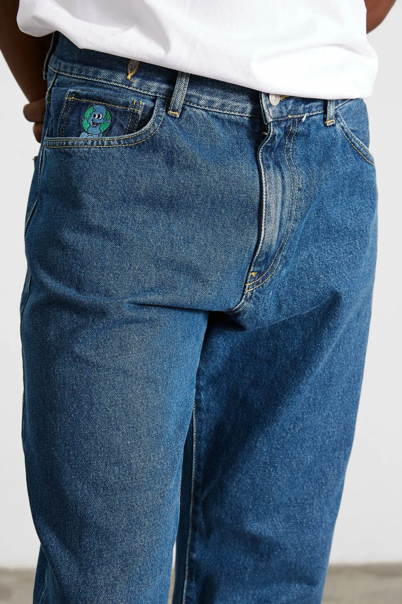 Best Sale Avail Pants Denim Plain Bleach Men Trousers