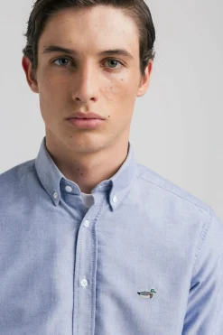 Store Bd Shirt Duck Patch Light Blue Men Shirts