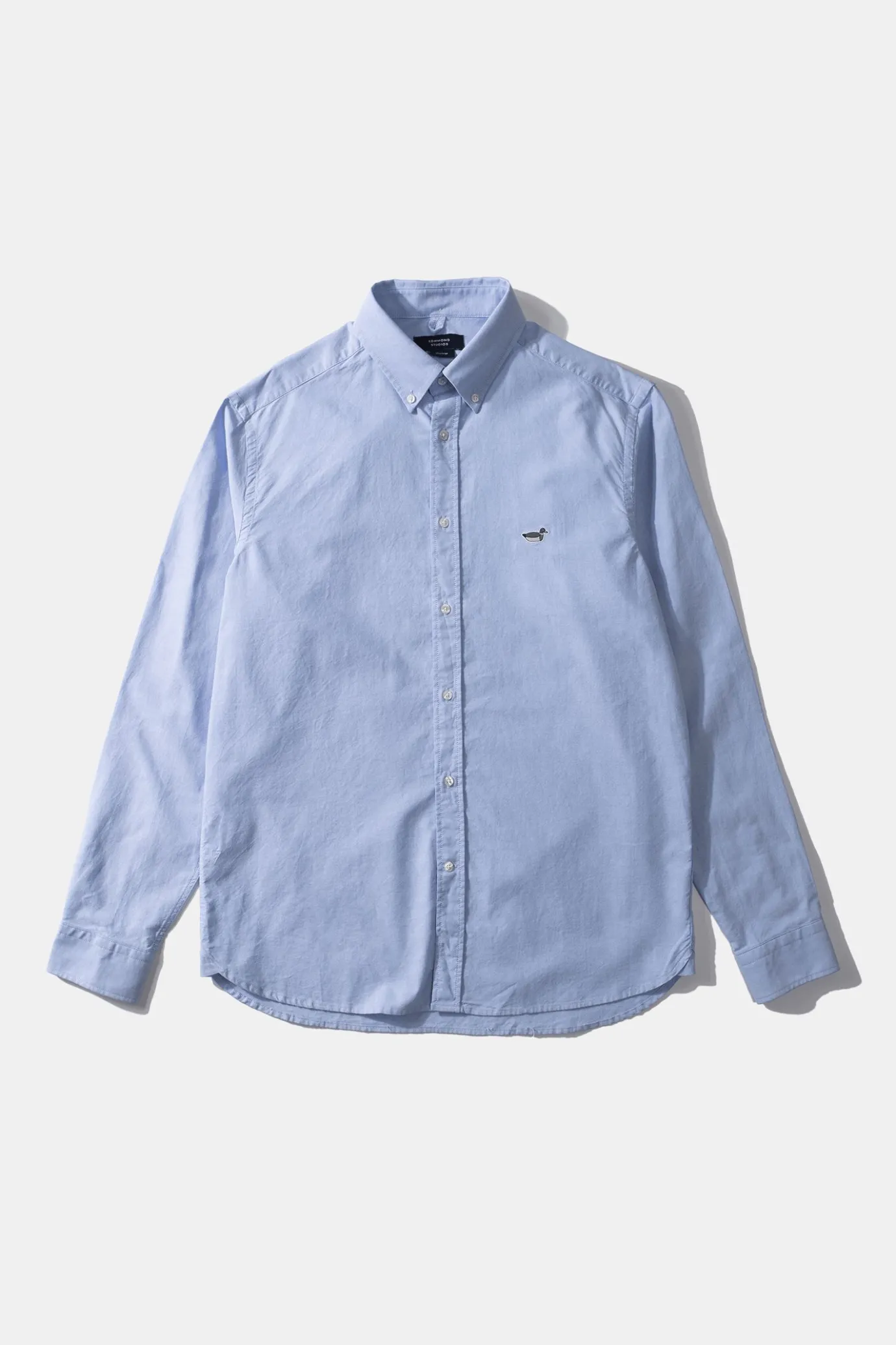 Shop Bd Shirt Oxford Plain Light Blue Men Shirts