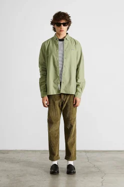 Clearance Bd Shirt Oxford Plain Olive Men Shirts