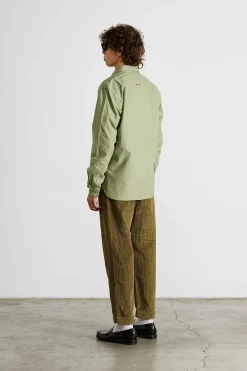Clearance Bd Shirt Oxford Plain Olive Men Shirts