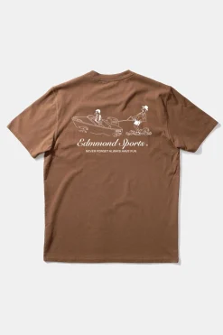 Store Calypso Ii Plain Brown Men T-Shirts