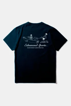 Shop Calypso Ii Plain Navy Men T-Shirts