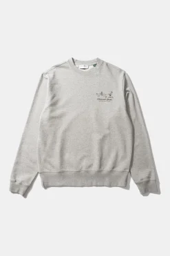 Best Calypso Sw Plain Grey Melange Men Sweatshirts