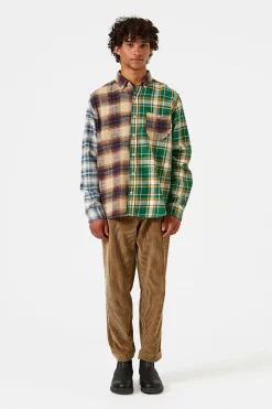 Best Sale Check Block Shirt Men Shirts