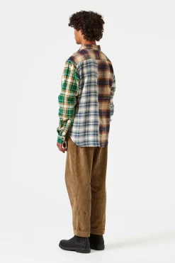 Best Sale Check Block Shirt Men Shirts