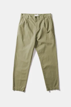 Shop Chino Herringbone Plain Khaki Men Trousers