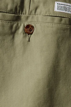 Shop Chino Herringbone Plain Khaki Men Trousers