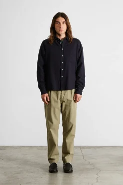 Shop Chino Herringbone Plain Khaki Men Trousers