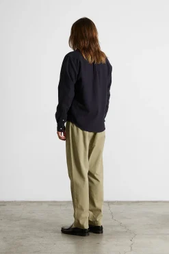 Shop Chino Herringbone Plain Khaki Men Trousers