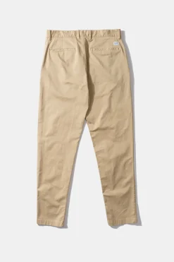 Outlet Chino Pants Plain Beige Men Trousers