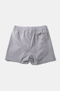 New Classic Seersucker Plain Navy Men Swimwear