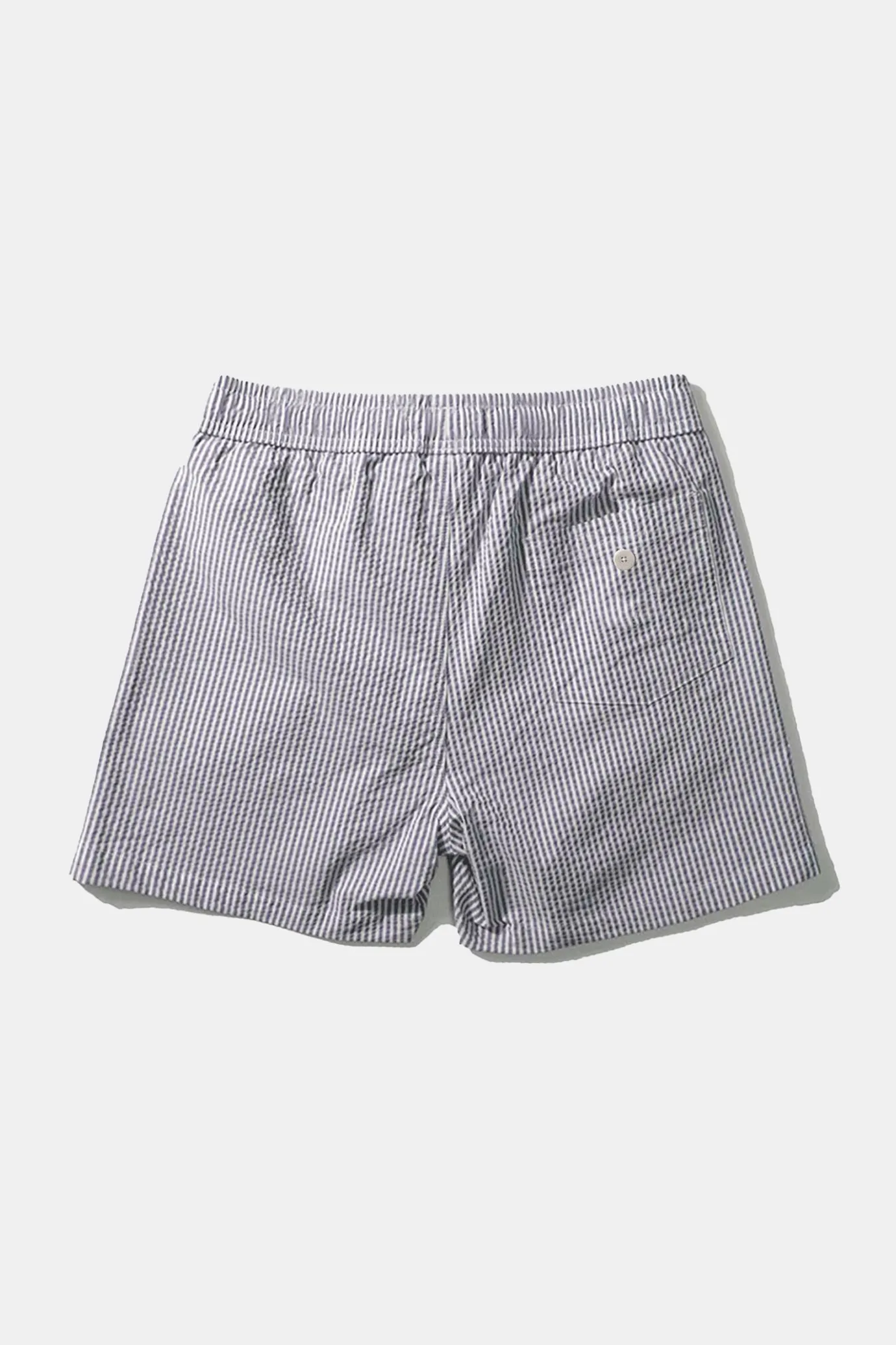 New Classic Seersucker Plain Navy Men Swimwear