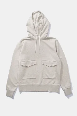 Cheap Collins Plain Light Grey Melange Men Sweatshirts