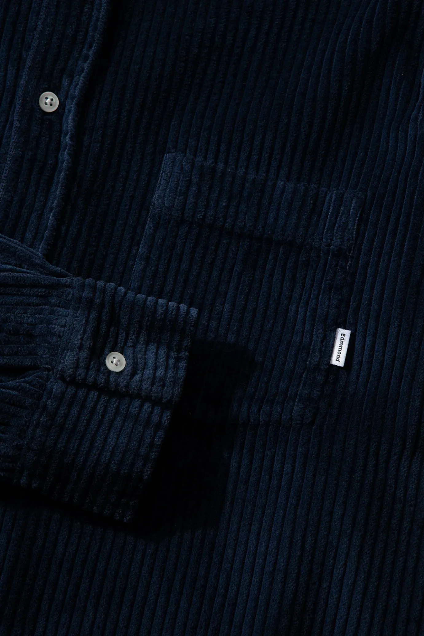 Cheap Cord Shirt Plain Navy Men Shirts