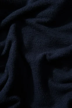 Outlet Crisp Shirt Plain Navy Men Shirts