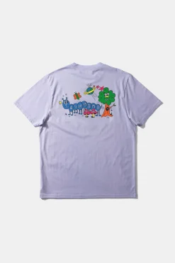 Cheap Critter Plain Light Purple Men T-Shirts