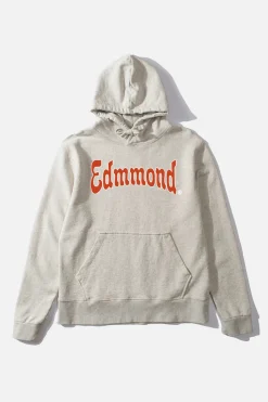 Discount Curly Hoodie Plain Grey Melange Men Sweatshirts