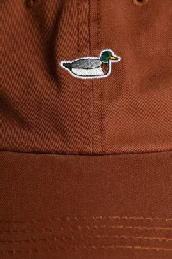 Shop Duck Patch Cap Ns Plain Orange Men Accessories