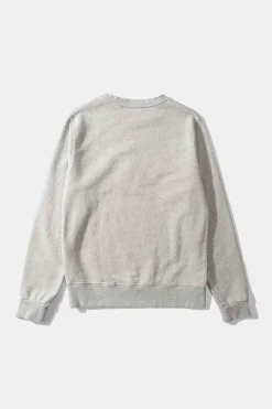 Best Sale Duck Patch Sw Plain Grey Melange Men Sweatshirts