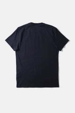 Fashion Duck Patch Tee Ns Plain Navy Men T-Shirts