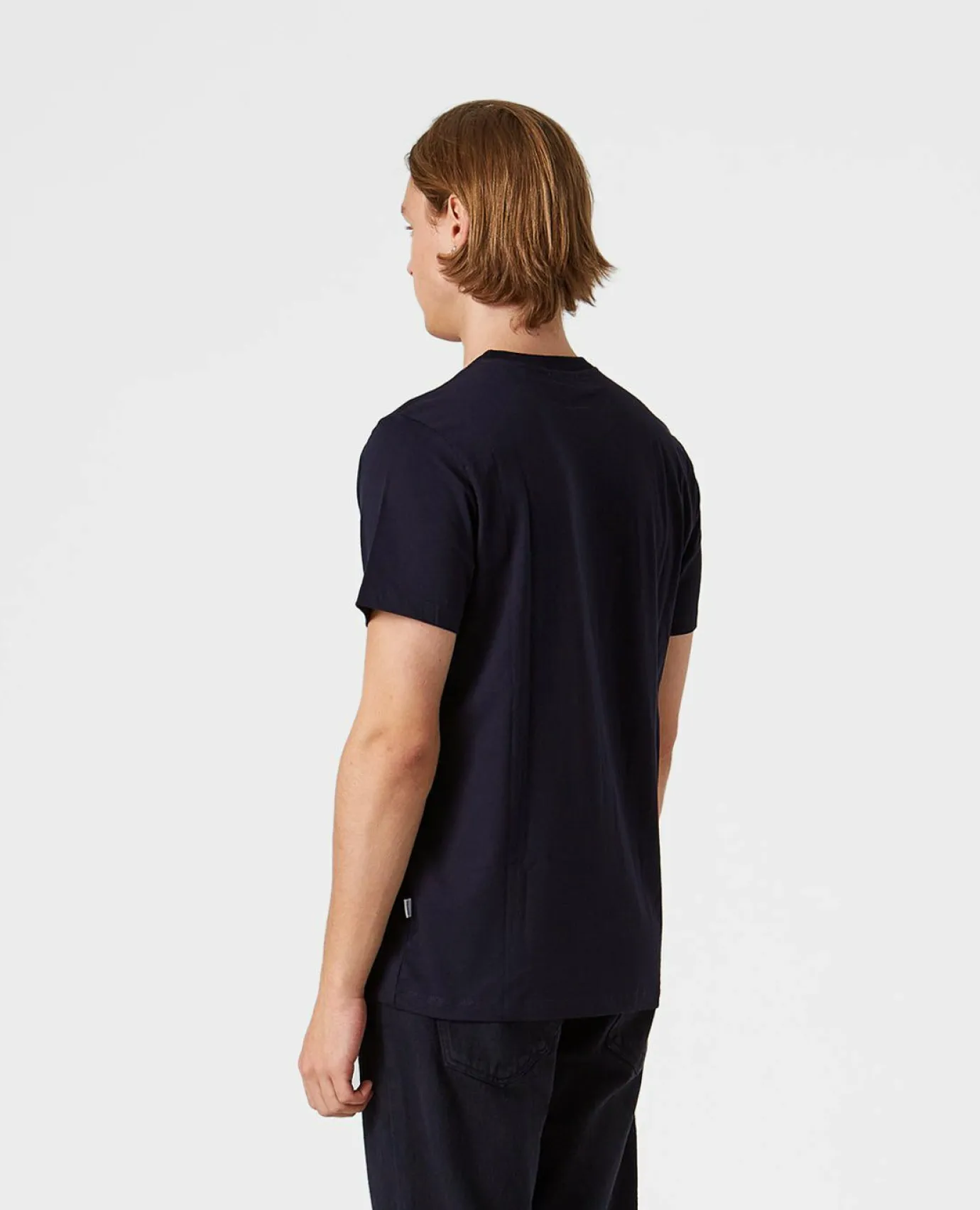 Fashion Duck Patch Tee Ns Plain Navy Men T-Shirts