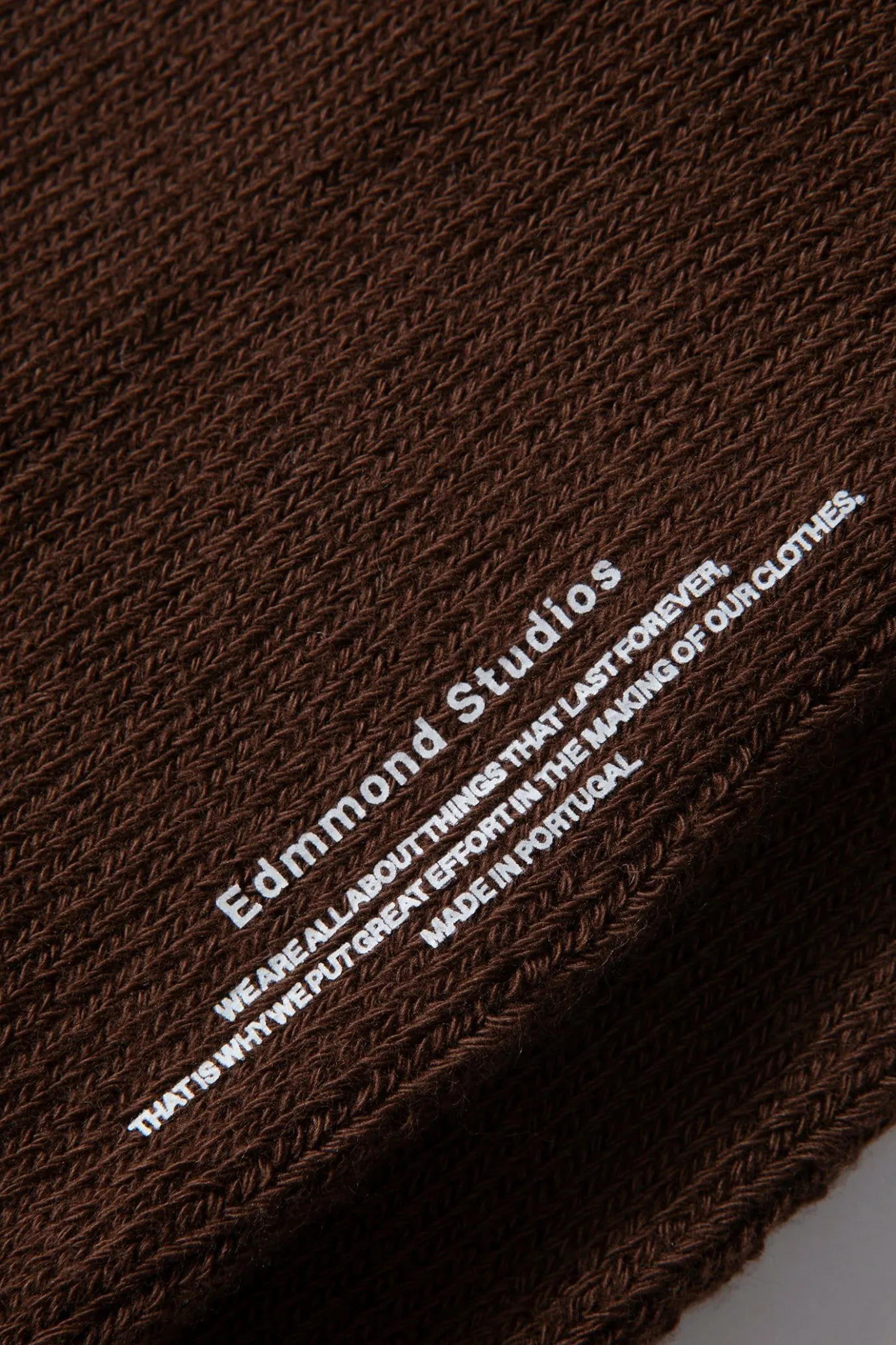 Hot Duck Socks Plain Dk Brown Men Accessories