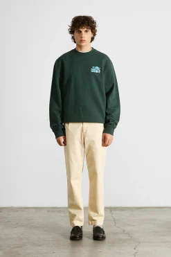 Flash Sale Enterprises Sw Plain Dk Green Men Sweatshirts