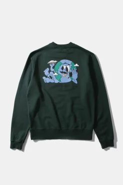 Flash Sale Enterprises Sw Plain Dk Green Men Sweatshirts