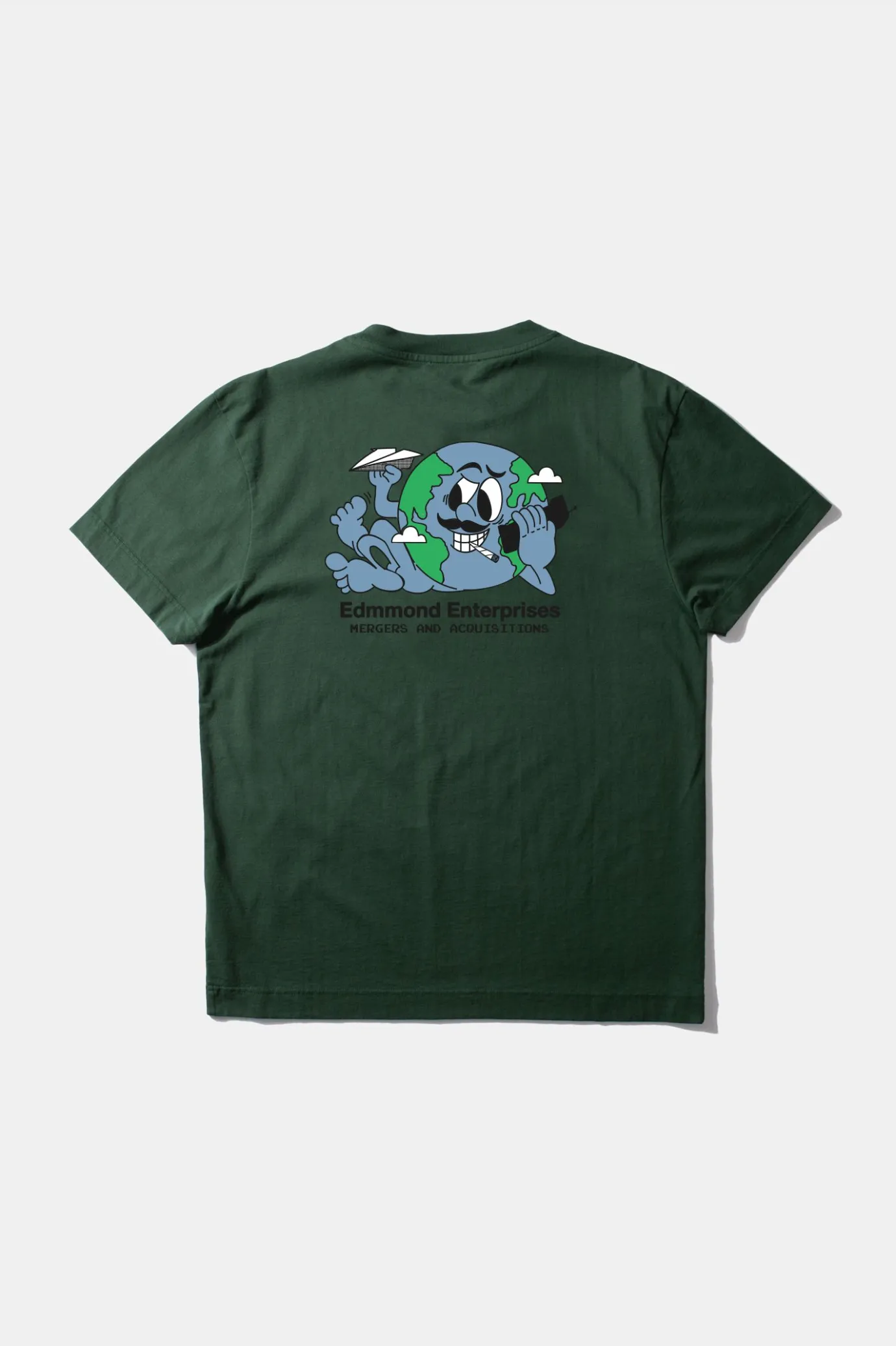 Hot Enterprises Tee Plain Dk Green Men T-Shirts