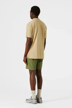 Discount Ferry Polo Plain Tan Men Polos
