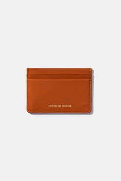 Discount Fold Card Holder Plain Brown Men Accessories