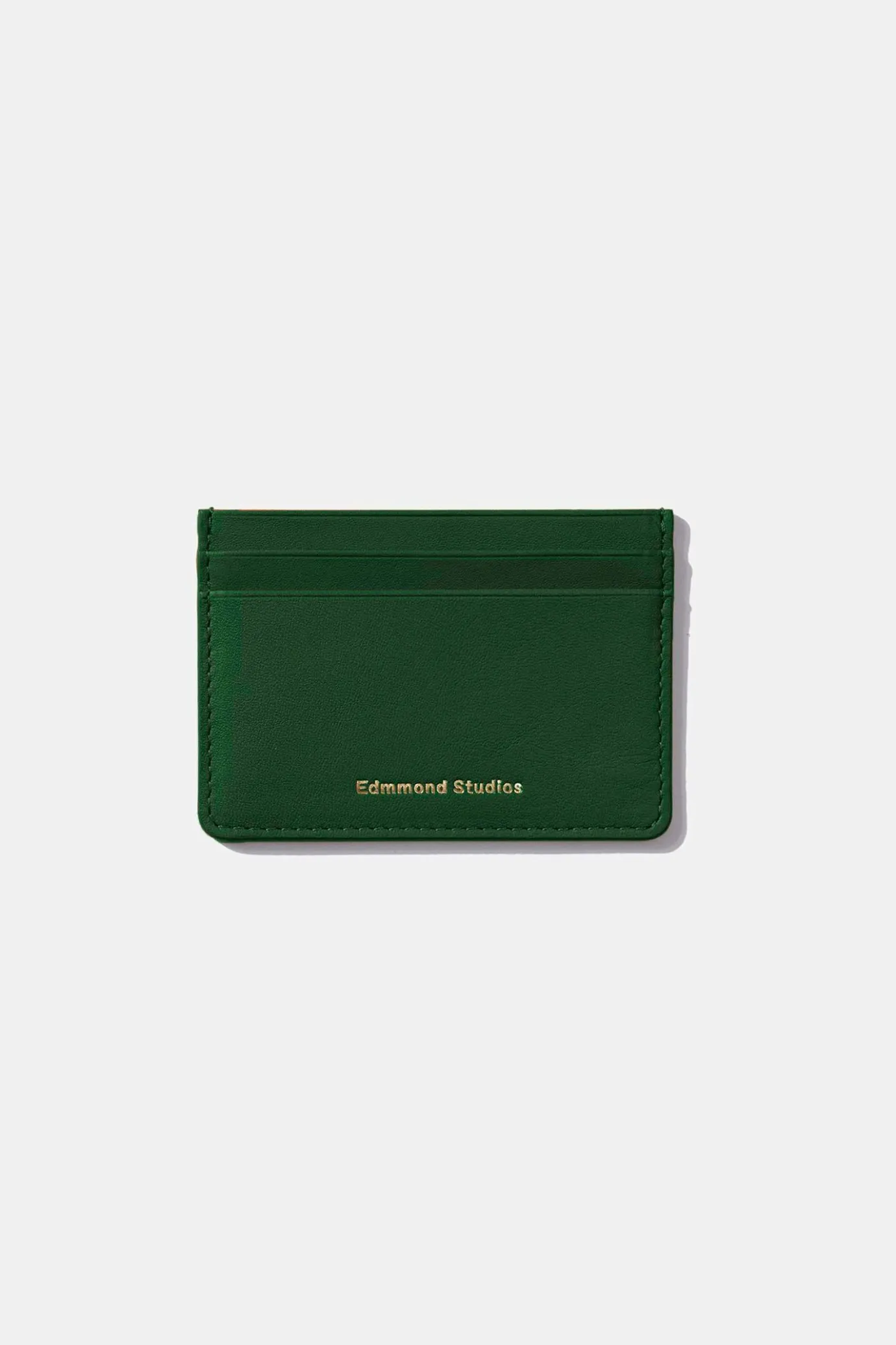 Online Fold Card Holder Plain Dk Green Men Accessories