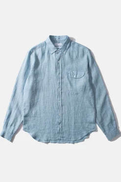 Flash Sale Free Shirt Plain Light Blue Men Shirts