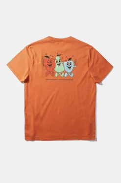 New Fruits Plain Orange Men T-Shirts