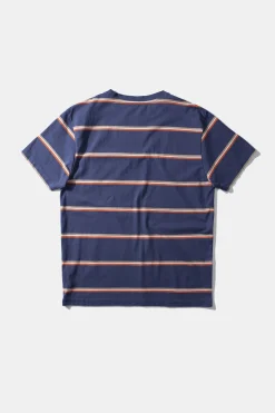 Best Gavin Stripes Plain Navy Men T-Shirts