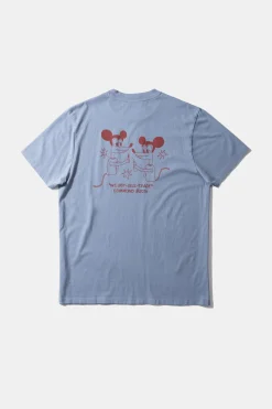 Outlet Global Entertainment Plain Steel Men T-Shirts