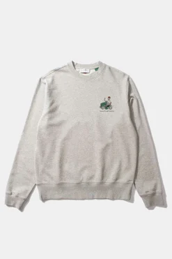 Store Good Day Sw Plain Grey Melange Men Sweatshirts