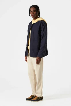Discount Haven Plain Navy Men Outerwear