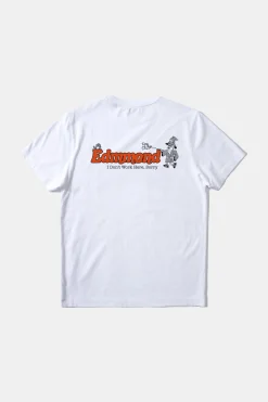 Clearance Hocus Plain White Men T-Shirts