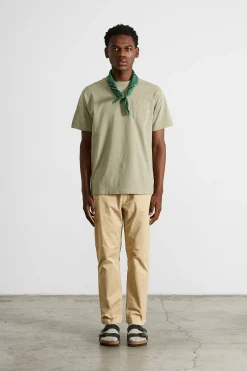 Shop Hugo Plain Olive Men T-Shirts