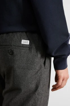 Discount Jack Pants Plain Grey Men Trousers